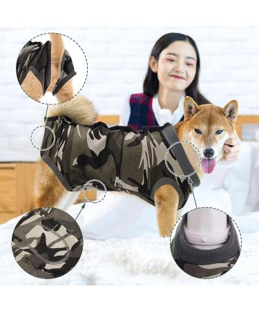 Cobee Dog Recovery Suit - Abdominal Wound Protection for Male Dogs | Post-Operative Snug Fit | L-Size Camouflage - Buy Online on GoSupps.com