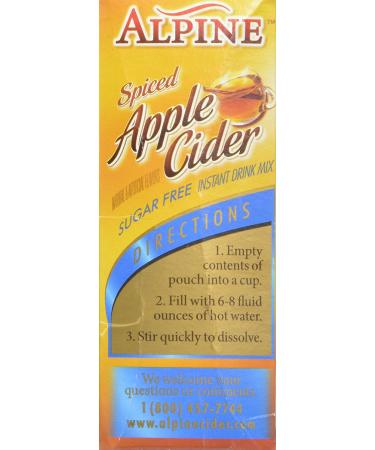 Alpine Spiced Apple Cider Sugar-Free - 10 Count Pack - Buy Online on GoSupps.com