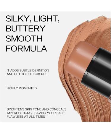 Double-headed highlighter and contour stick natural three-dimensional shadow nose shadow concealer makeup(02) - Buy Online on GoSupps.com