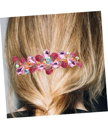 Beaupretty Metal Flower Hair Clip rhinestone clip Flower clip barrettes for women thin flower barrettes for women barrettes for women Bling Miss rhinestones temperament Spring Hair Clips - Buy Online on GoSupps.com