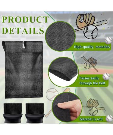3-Piece Umpire Gear Set: 2 Umpire Brushes & Ball Bag - Black | Baseball Softball Referee Equipment - Buy Online on GoSupps.com