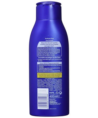 NIVEA Skin Firming Body Milk Q10 Plus C for Dry Skin - 400ml | Nourishing Body Lotion for Smooth Radiant Skin - International Shipping Available - Buy Online on GoSupps.com