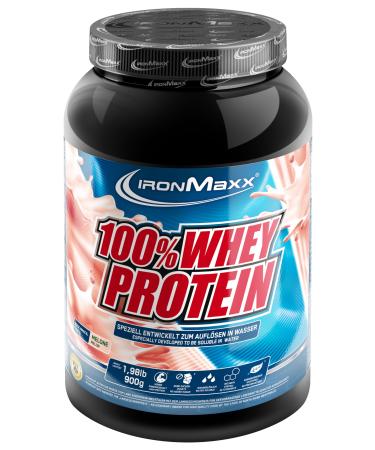 Ironmaxx 100% whey protein powder - melon 900g can |Suck -reduced water -soluble protein powder from whey protein |Many different flavors melons 900g can