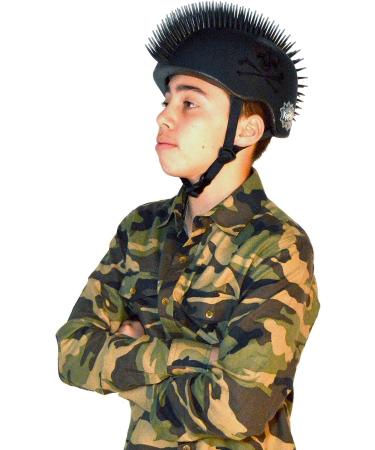 Krash! Youth 8+ Mohawk Helmet - Jolly Roger Black - Buy Online on GoSupps.com