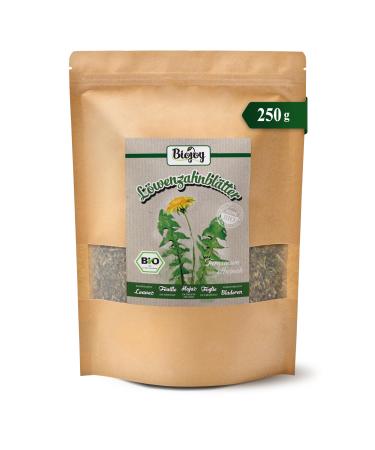 Biojoy BIODandelion leaves 250 g dried and cut ideal for tea or infusion Taraxacum officinale