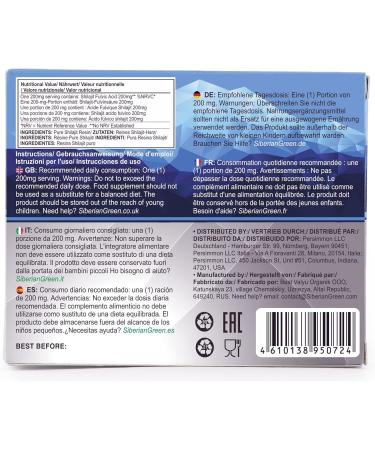 Natural Shilajit in Tablets 2 Packs of 60 Tablets (Total 120 Tablets) Golden Shilajit label - Buy Online on GoSupps.com