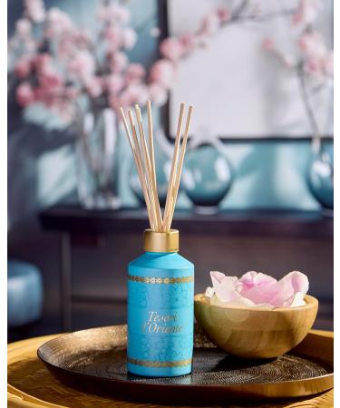 Tesori D Oriente Ayurveda Reed Diffuser Set | 200ml Scented Home Fragrance with 8 Sticks | International Shipping Available - Buy Online on GoSupps.com