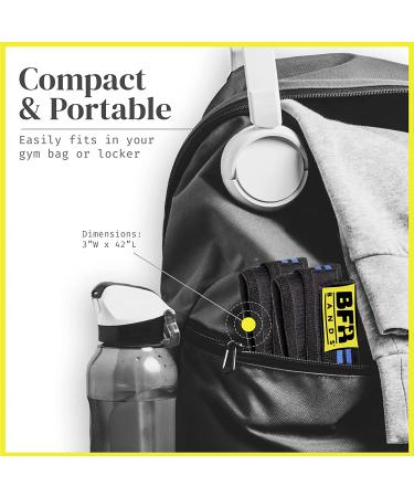 BFR Bands: Blood Flow Restriction Exercise Straps for Occlusion Training - Gym Workout & Weight Lifting - Resistance Bands for Increased Muscle Mass - Double Wrap - Buy Online on GoSupps.com