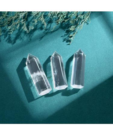 Clear Quartz Crystal Healing Wand - Hexagonal Point for Reiki Meditation Therapy - Buy Online on GoSupps.com