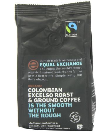 Equal Exchange Equal Exchange Excelso Pack of 2 Organic Roasted and Ground Coffees 227g