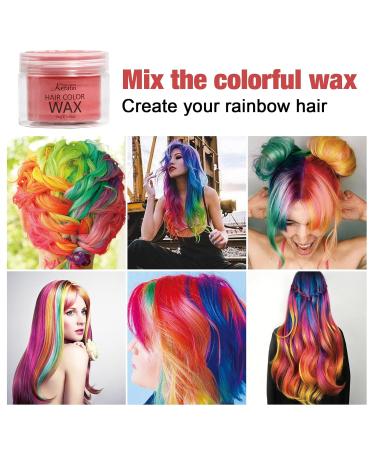 Magic Master Hair Color Wax - Red Temporary Hairstyle Cream for Men & Women | Perfect for Parties Festivals & Cosplay - Buy Online on GoSupps.com