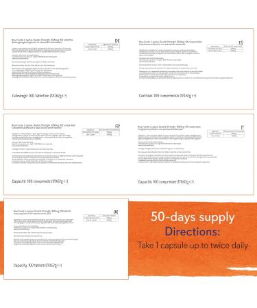Now Foods L-Lysine Double Strength 1000mg - Vegan Tablets, Lab-Tested Amino Acid, Gluten-Free, Soy-Free, Vegetarian - Buy Online on GoSupps.com