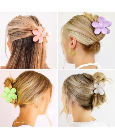 12Pcs Flower Hair Clips: Cute Nonslip Jaw Clips for Women & Girls - Strong Hold for Thin to Thick Hair - 12 Colorful Hair Accessories - Buy Online on GoSupps.com