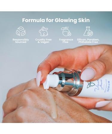 Vieve's Leaves Facial Serum - Smoothing & Refreshing Vegan Serum with Aloe & Fruit Stem Cells for Sensitive Skin - Cruelty-Free eCommerce  - Buy Online on GoSupps.com