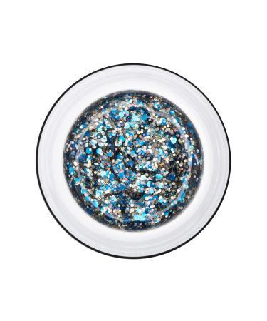 N&BF Glamor UV + LED Color Gel Blue Wave - 5ml Premium Glitter Gel for Geln gel & Nail Art Made in EU - Acid-Free & Self-Smoothing - Buy Online on GoSupps.com