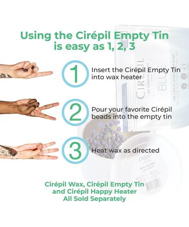 Cirepil 400g Empty Metal Tin for Cirepil Heater - Replacement Waxing Pot - Buy Online on GoSupps.com