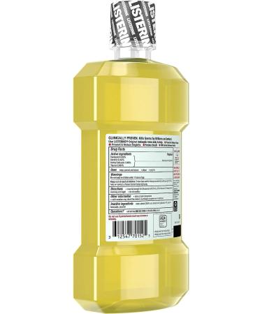Listerine Original Antiseptic Mouthwash - Fight Bad Breath, Plaque & Gingivitis 1L - Buy Online on GoSupps.com