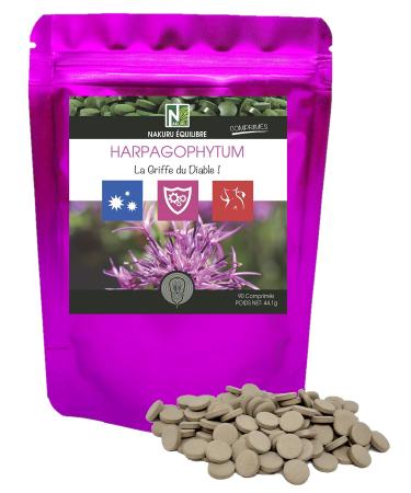 NAKURU | Harpagophytum | Balance Range | Made in France | “The Devil’s Claw!” (90 Tablets of 490 mg/Net Weight: 44 g / Purple)