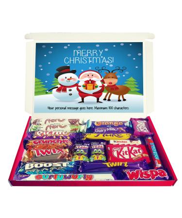 Personalised CHRISTMAS PALS Christmas Chocolate Selection Box Gift Hamper
