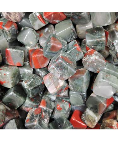Natural African Blood Stone Raw Quartz Dragon Blood Stone Minerals Can be Used for (Size : 5pcs) HOMEZHOU (Size : 3pcs)