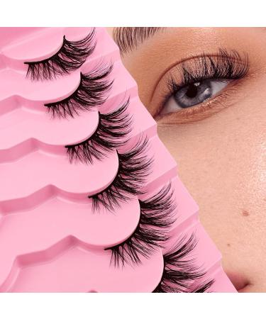 7 Pairs of Half Eyelashes Cat Eye 16 mm Short Cat's Eye Artificial Eyelashes Natural Look 1/2 Corner False Eyelashes Set 3/4 Corner Eyelashes Reusable Lightweight Makeup Eyelashes (1-35) 7P-HF-1-35 - Buy Online on GoSupps.com