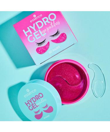Essence Hydro Gel Eye Patches - 30 Pairs | Moisturizing & Nourishing Eye Care | Vegan Oil-Free Alcohol-Free | Pink - 3 Pack - Buy Online on GoSupps.com