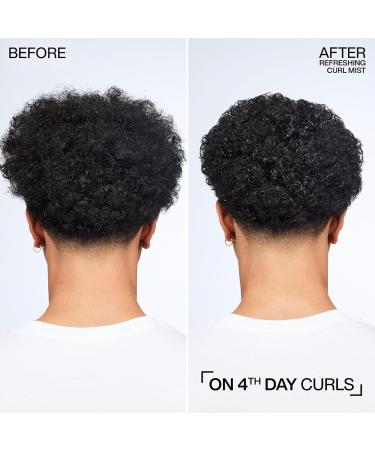 Redken Curl Refreshing Spray | Hydrates & Defines 7th-Day Curls | Vegan Silicone-Free Formula for Curly & Coily Hair with Squalane & Jojoba Oil - Buy Online on GoSupps.com