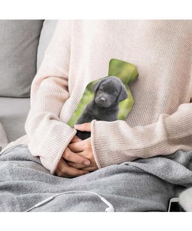 Black Labrador Hot Water Bottle | Plush Bed Warmer for Adults & Kids | 26.5x15.3cm - Buy Online on GoSupps.com
