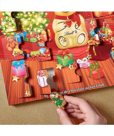 Lindt Advent Calendar BEAR - Advent Calendar for Children - Milk Chocolate - Bears Bars Sweets - 172 - Buy Online on GoSupps.com