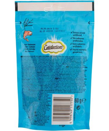  Mars Italia SpA Catisfactions with delicious salmon 60 g - Buy Online on GoSupps.com