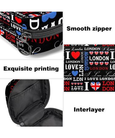 Womens Napkin Storage Bag - 'I Love London' | Portable Menstrual Cup & Breastfeeding Pillow Bags for Girls & Teens - Buy Online on GoSupps.com