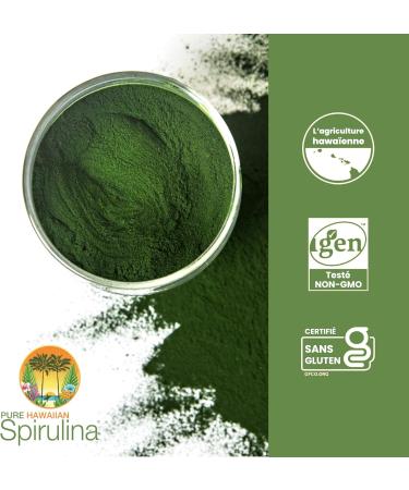 Nutrex Hawaii Pure Hawaiian Spirulina 454g Vegan Powder Gluten Free Soy Free Vegetarian - Buy Online on GoSupps.com
