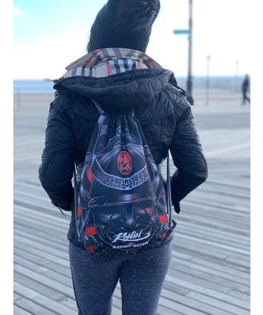 Gi Bag Ronin Uniform Bag for Karate, Judo, BJJ, TKD - Blackout Samurai Ghost Design - Buy Online on GoSupps.com