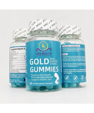  OBBBeaut Gummies GOLD OBB BEAUT 60 GUMMIES - Buy Online on GoSupps.com