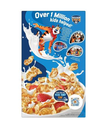 Kellogg's Frosted Flakes Cold Breakfast Cereal  8 Vitamins and Minerals  Kids Snacks  Family Size  Strawberry Milkshake  23oz Box (1 Box) - Buy Online on GoSupps.com