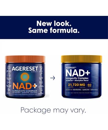 JoysLife AGERESET NAD Supplement NMN Alternative Liposomal + Gotu Kola for Women & Men w/Resveratrol Quercetin Gotu Kola - Package May Vary - Buy Online on GoSupps.com