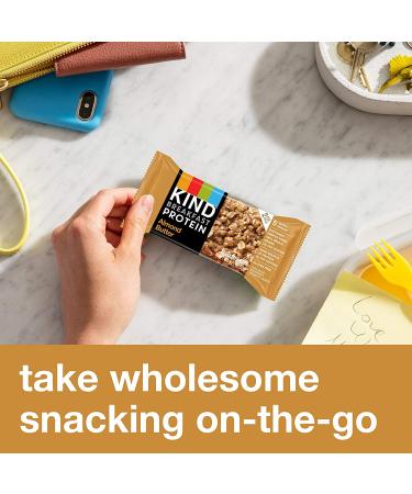 KIND Almond Butter Protein Bars - Gluten Free Breakfast Snacks - Buy Online on GoSupps.com