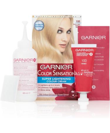 Garnier Color Sensation 10.00 Extra Light Blonde Permanent Hair Dye - Vibrant Blonde Shade - Buy Online on GoSupps.com