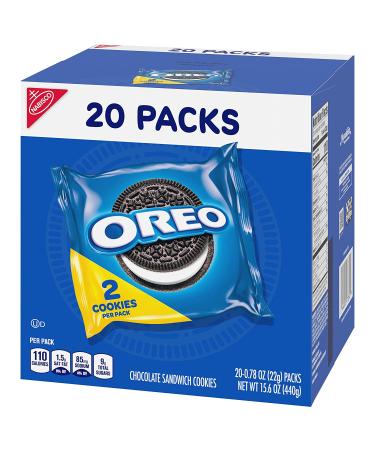 OREO Chocolate Sandwich Cookies - 20 Snack Packs (40 Cookies Total) - Buy Online on GoSupps.com
