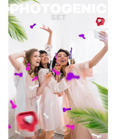 Party Favors Pack Straws 15pcs Confetti Pack Bride Party Drinking Straws Hen Straws Naughty Bachelorette Party Pennis Straws Crazy Hen Night Straws Funny Bachelorette Party Drinking Straws - Buy Online on GoSupps.com