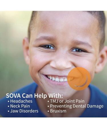 SOVA Junior Custom-Fit Sleep Night Guard - Snow White | Teeth Clenching and Grinding Solution for Kids - Buy Online on GoSupps.com