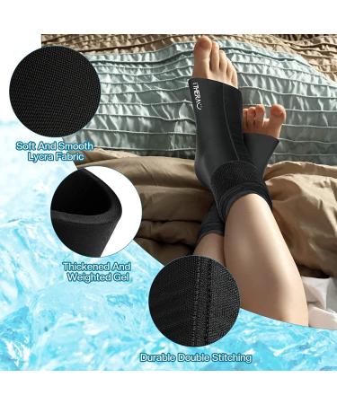 Ice Pack for Ankles - Reusable Gel Wrap for Plantar Fasciitis & Sprained Ankles - Compression Therapy for Achilles Tendonitis - Pain Relief for Foot Heel - 1 Pack - Buy Online on GoSupps.com