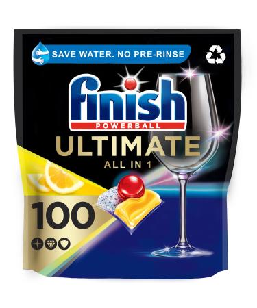 Finish Quantum Ultimate Dishwasher Tablets Lemon Scent 100's 100 Count (Pack of 1) - Buy Online on GoSupps.com