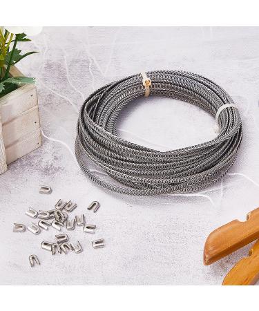 Spiral Metal Boning 16.4 Yards - 1/4 Width Stainless Steel with 32 Tips for Corsets & Costumes - Buy Online on GoSupps.com