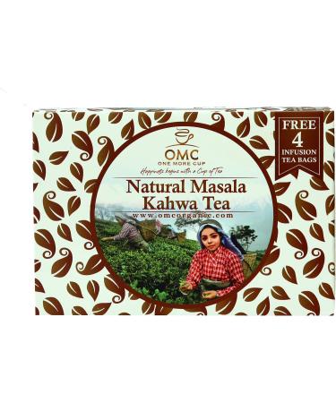 One More Cup Natural Masala Kahwa Tea Detoxifying Masala Tea Natural Tea (20 Tea Bags)  - Buy Online on GoSupps.com