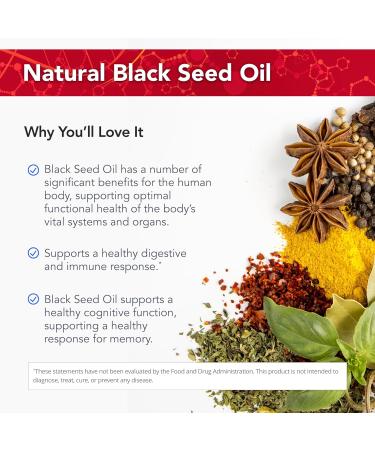 Physician's Strength Black Seed Oil Gelcaps - 90 Softgels - Supports Healthy Body Response - Freshly Cold Pressed - Non-GMO - 45 Servings - Buy Online on GoSupps.com