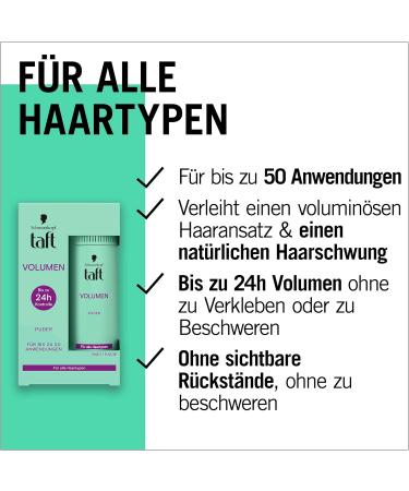 Schwarzkopf Taffel Hairstyling Powder Volume - Vegan Hair Styling Powder for Volume (2x10g) | Full-Looking Hair 50 Applications - Buy Online on GoSupps.com
