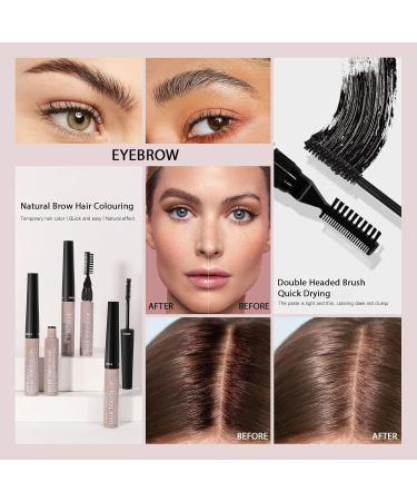 Root Touch Up Light Brown Grey Hair Cover Up Temporary Hair Root Colour Touch Up Semi-Permanent Hair Dye Sweatproof Temporary Brush on Colour Grey Hair Cover Up Touch Up Hair Dye Hair Root Powder - Buy Online on GoSupps.com
