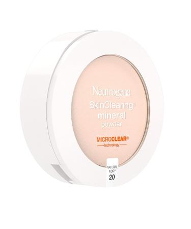 Neutrogena SkinClearing Mineral Acne-Concealing Powder - Shine-Free Makeup with Salicylic Acid | Natural Ivory 20 | International Shipping Available - Buy Online on GoSupps.com