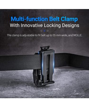Tactical Flashlight Holster - 360 Rotatable for 24mm-30mm Small Flashlights | V61 - International Shipping Available - Buy Online on GoSupps.com